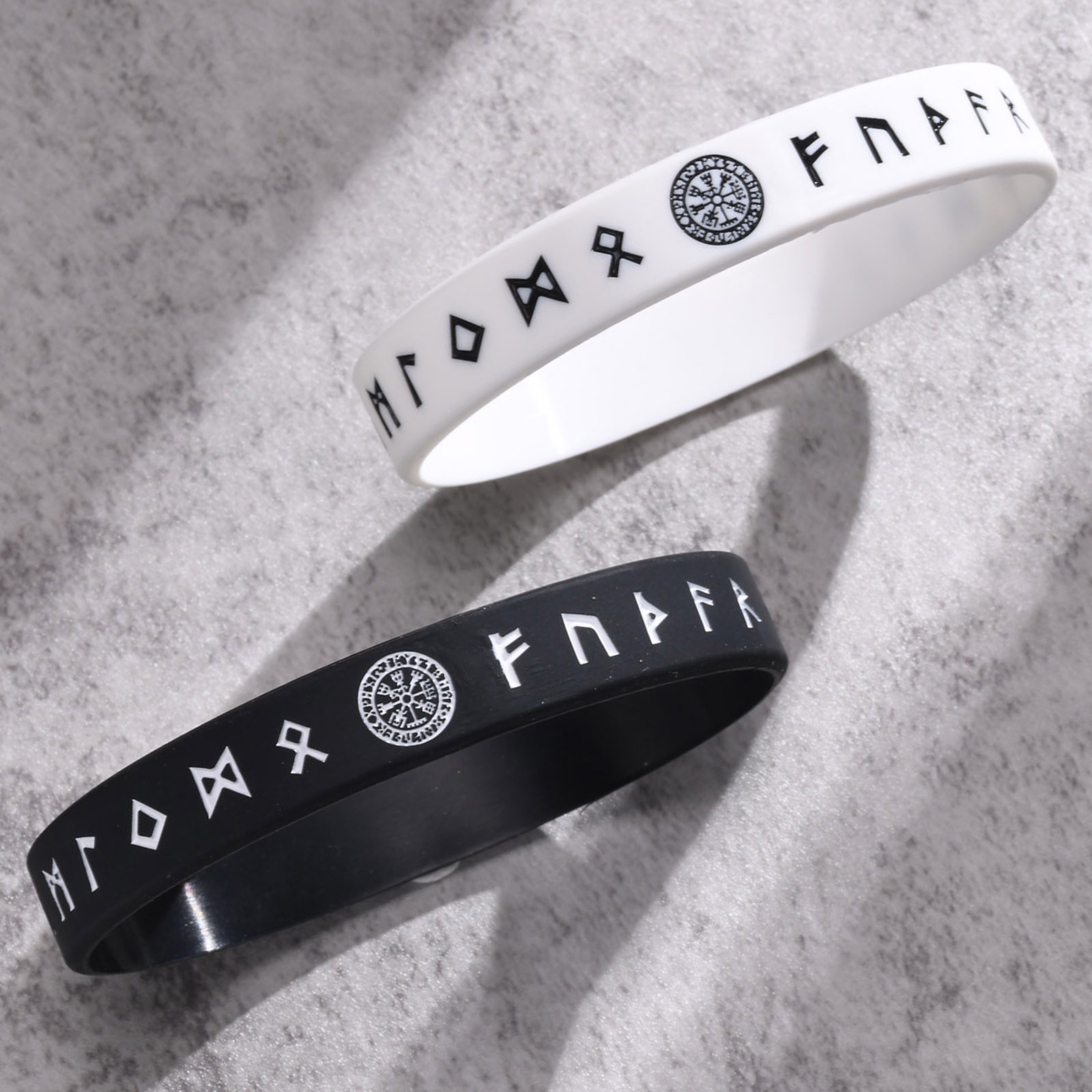 Men'S Viking Accessories - Bracciale in silicone Vnox da 12