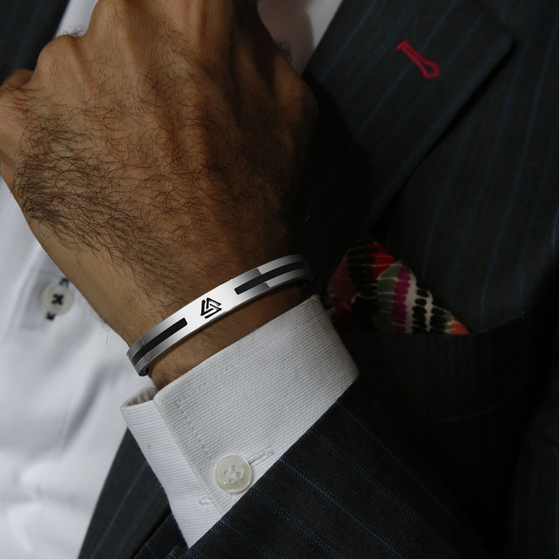Men'S Viking Accessories - Bracciale da uomo, bracciale Enemal da