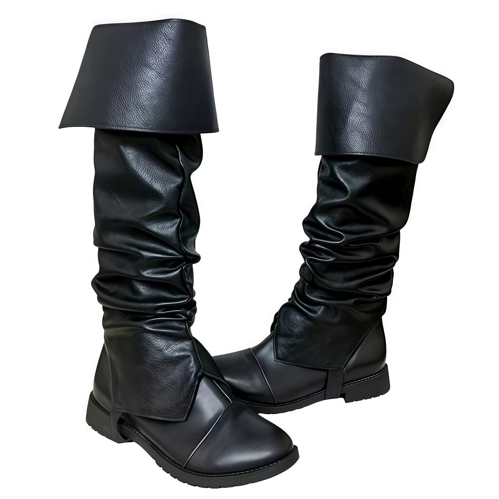 Men'S Viking Accessories - Copristivali da pirata medievale Coprigambe vichinghi