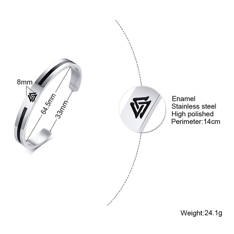 Bracciale da uomo, bracciale E - Men'S Viking Accessories recensione e prezzo