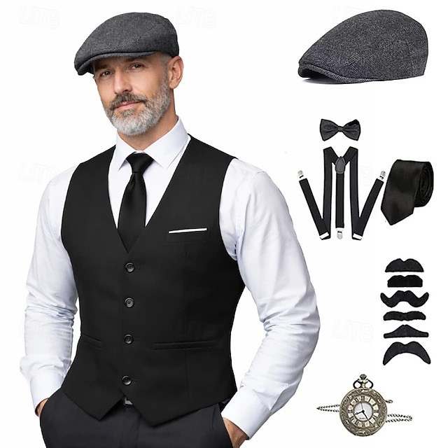 Costume da gangster anni '20 p - Men'S Accessories Vintage recensione e prezzo