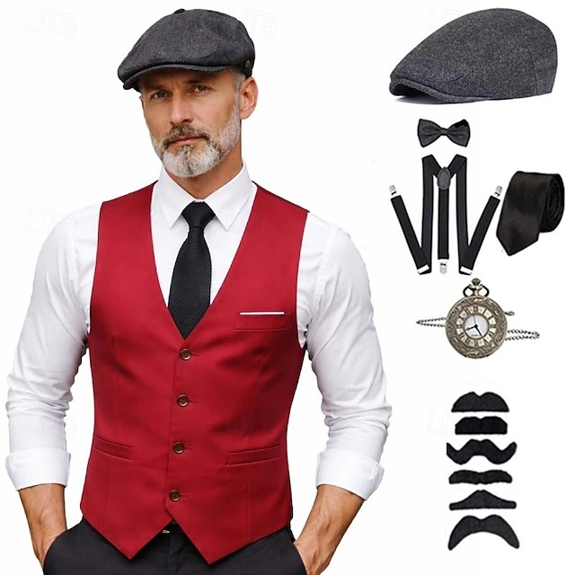Costume da gangster anni '20 p - Men'S Accessories Vintage recensione e prezzo